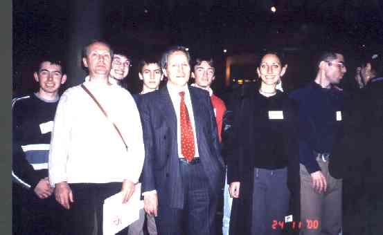 Jean-Philippe, le professeur, Bruno, Quentin, Monsieur Cohen Tanoudji, Christophe et le groupe de Vitrolles
